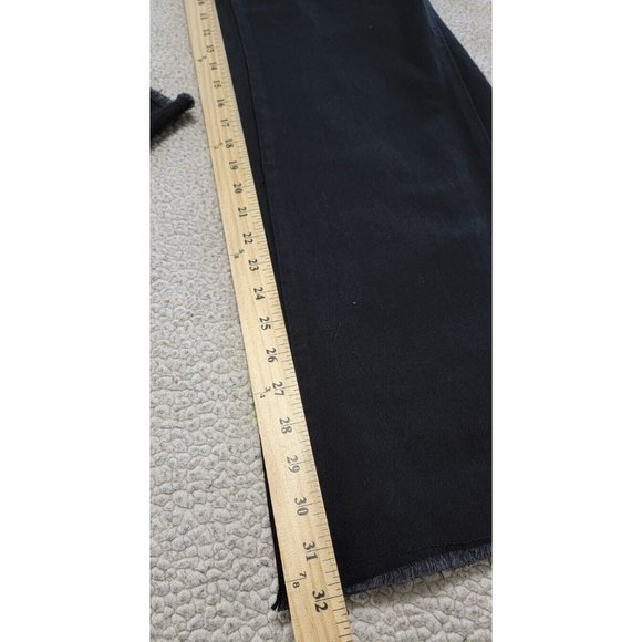 Curvy Girl By Ashley Stewart Women's Black Denim Flare Pants Size 1X*NEW! w/ Tag - Picture 12 of 16